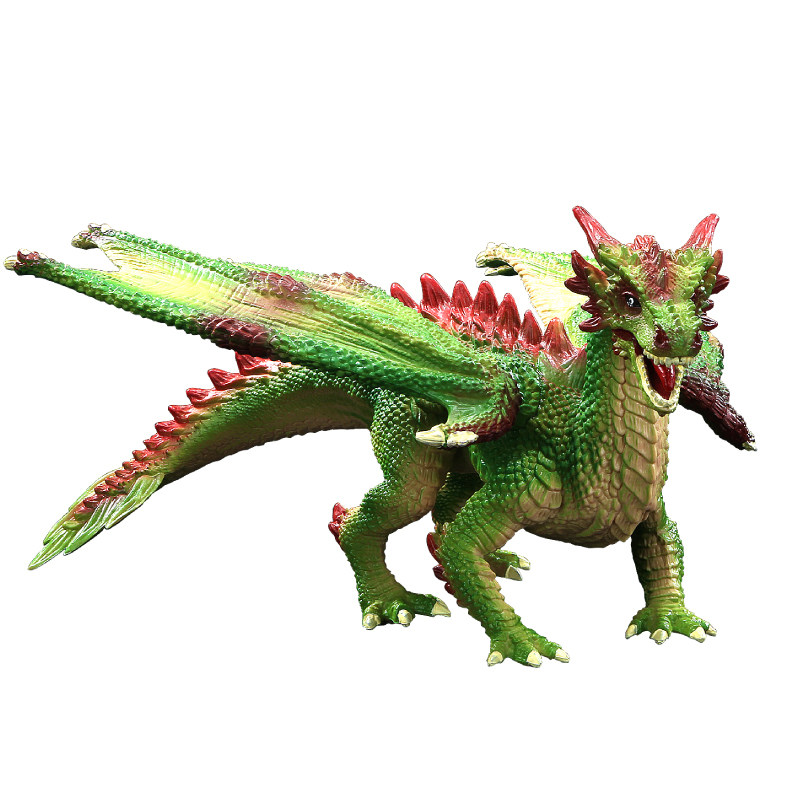林畅模玩儿童玩具神龙恐龙飞龙西方喷火魔龙翼龙仿真
