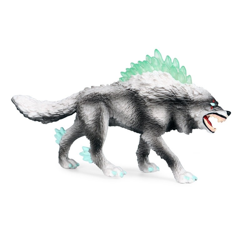 林畅模玩儿童玩具仿真动物模型雪魔魔狼里尔远古仿真