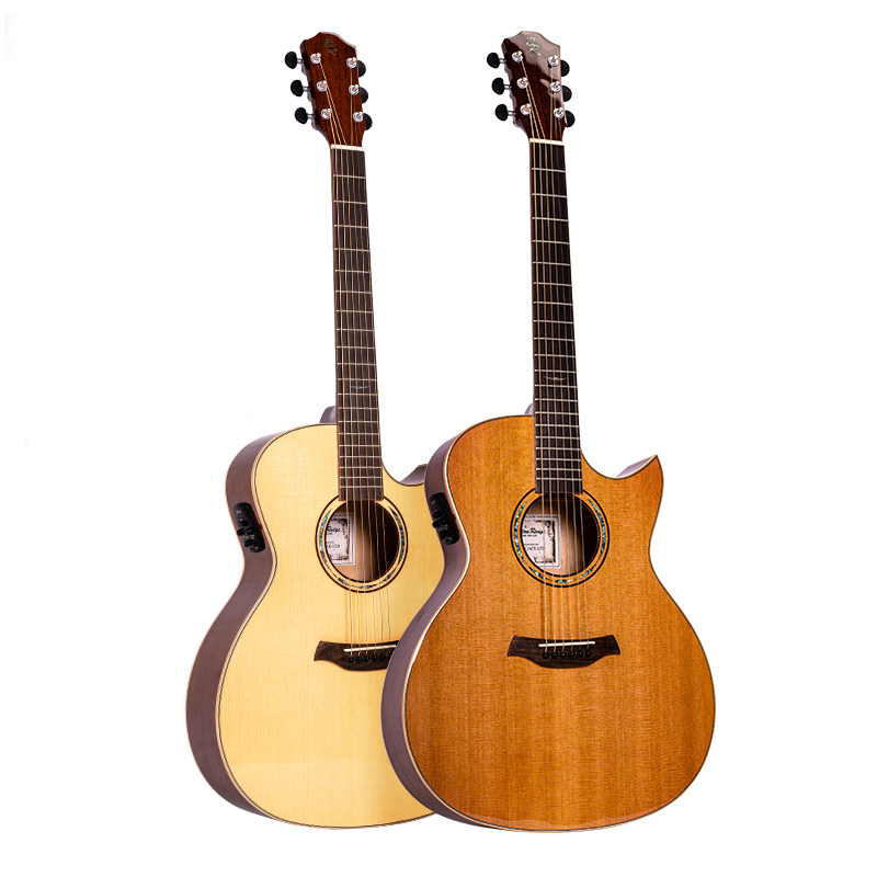 吉他batonrouge德国brar20民谣单板云杉杉木吉他民谣吉他