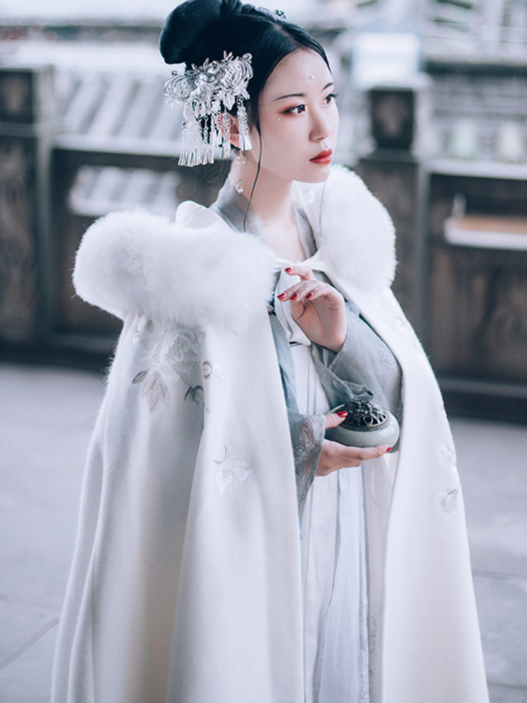 汉服女正品原创斗篷山海经鲛人泪即将绝版饕餮正版古装超仙落星沉