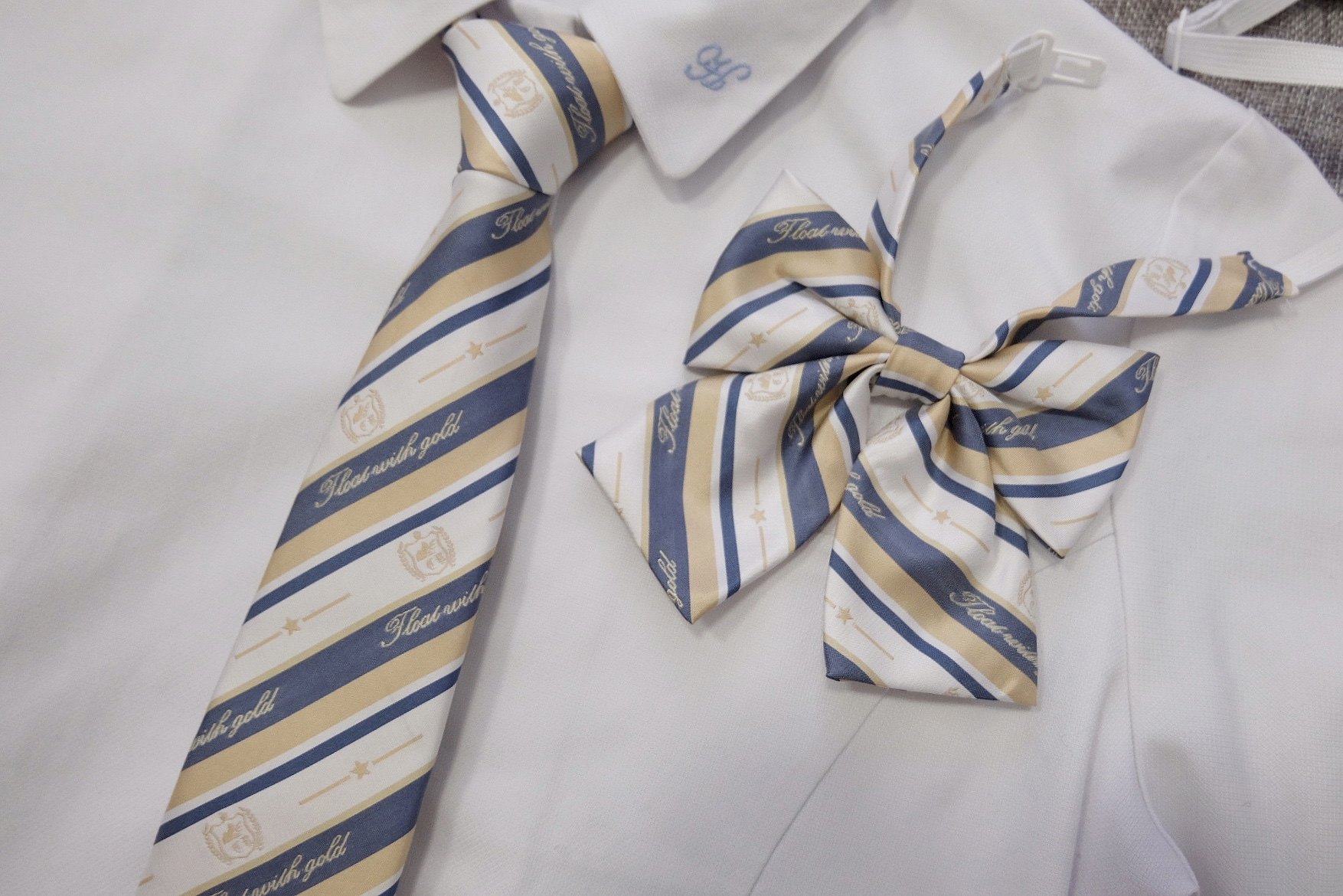 春日部浮金原创领结领带现货jk制服搭配小物半身裙