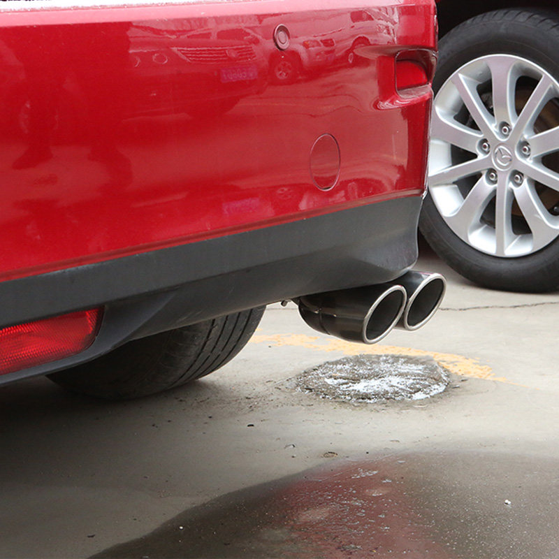 适用于马自达3axela昂克赛拉专用一出二双排气管尾喉改装尾喉