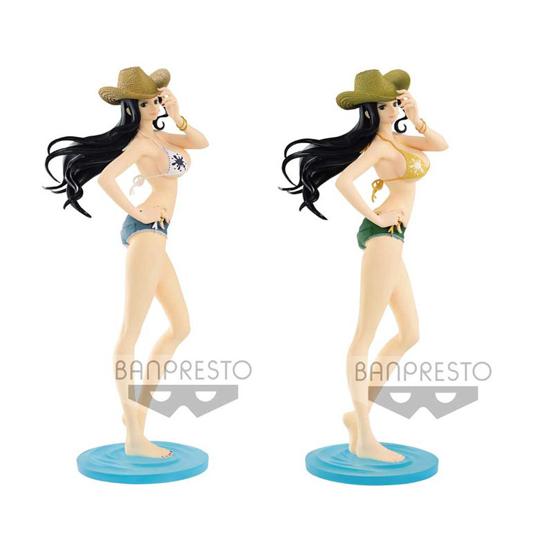 吊带眼镜厂闪光魅力gg海贼王罗宾泳装金吊带白吊带手办