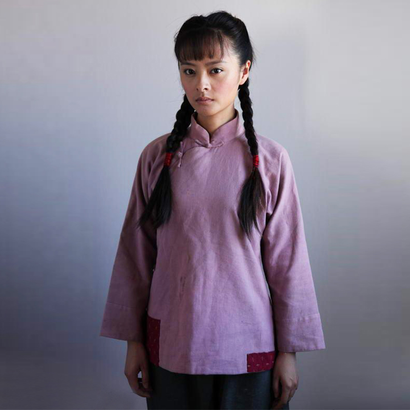 古装影视民国丫鬟棉麻老百姓群演村姑八路演出服民族服装