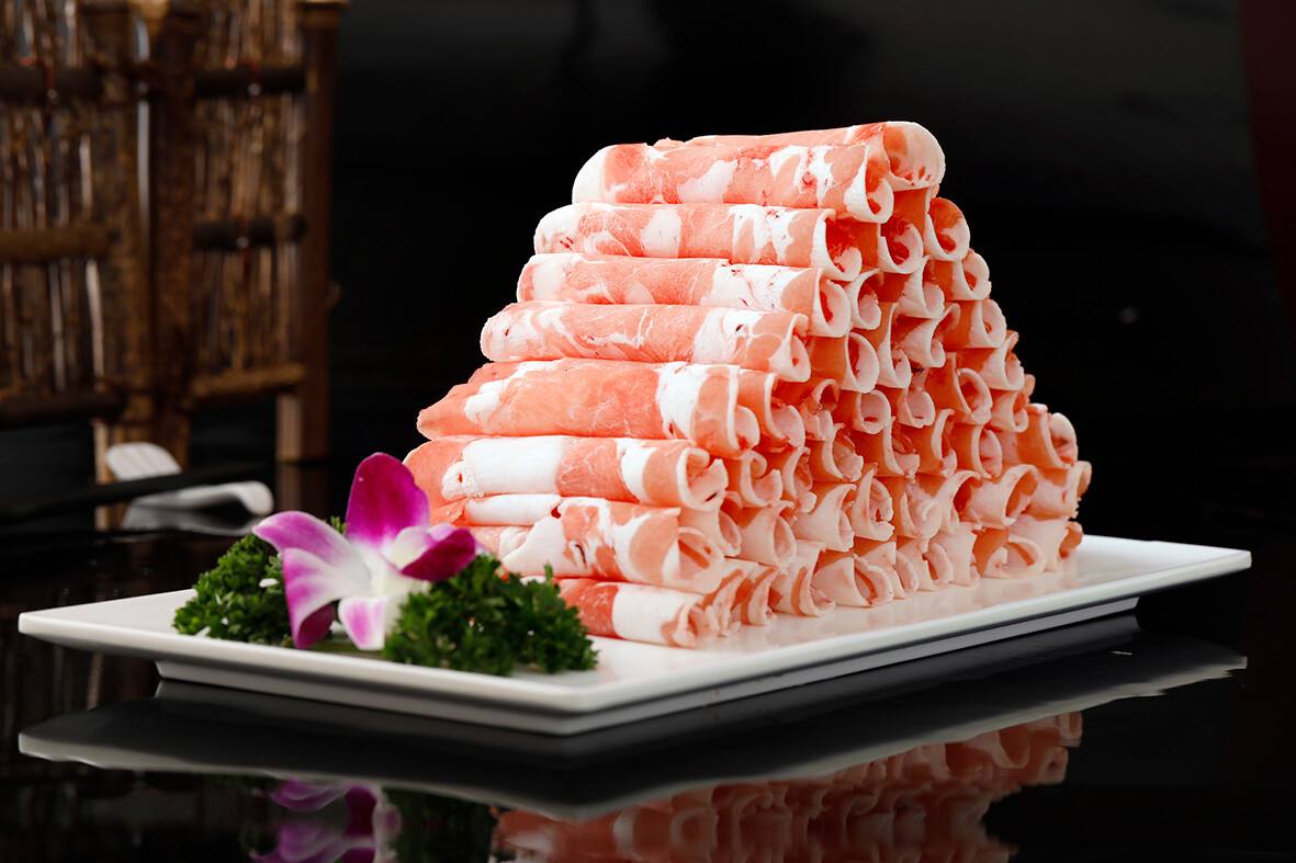 小肥羊500g涮锅草原肉片羔羊切片新鲜火锅用羊羊肉卷