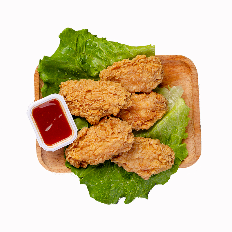先优吮指伴翅1000g西餐厅炸鸡脆皮裹粉kfc鸡中翅快