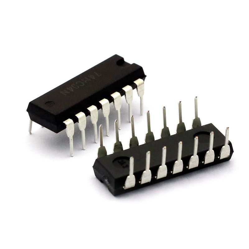 wgsd芯片74hc04n集成电路dip14ic5个芯片