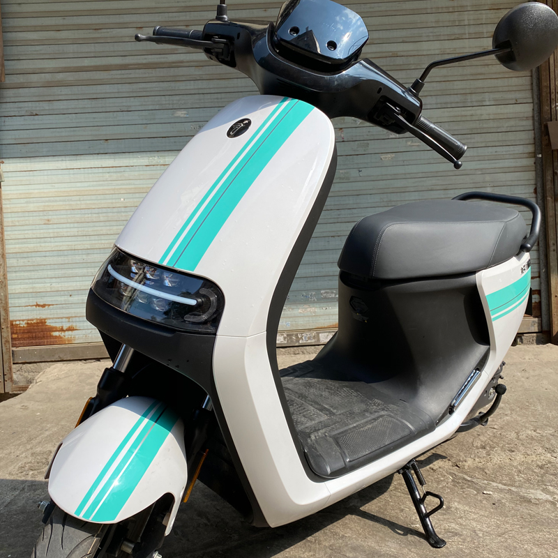 电动车九号贴纸9号电动车贴e80ce200p踏板车装饰电动