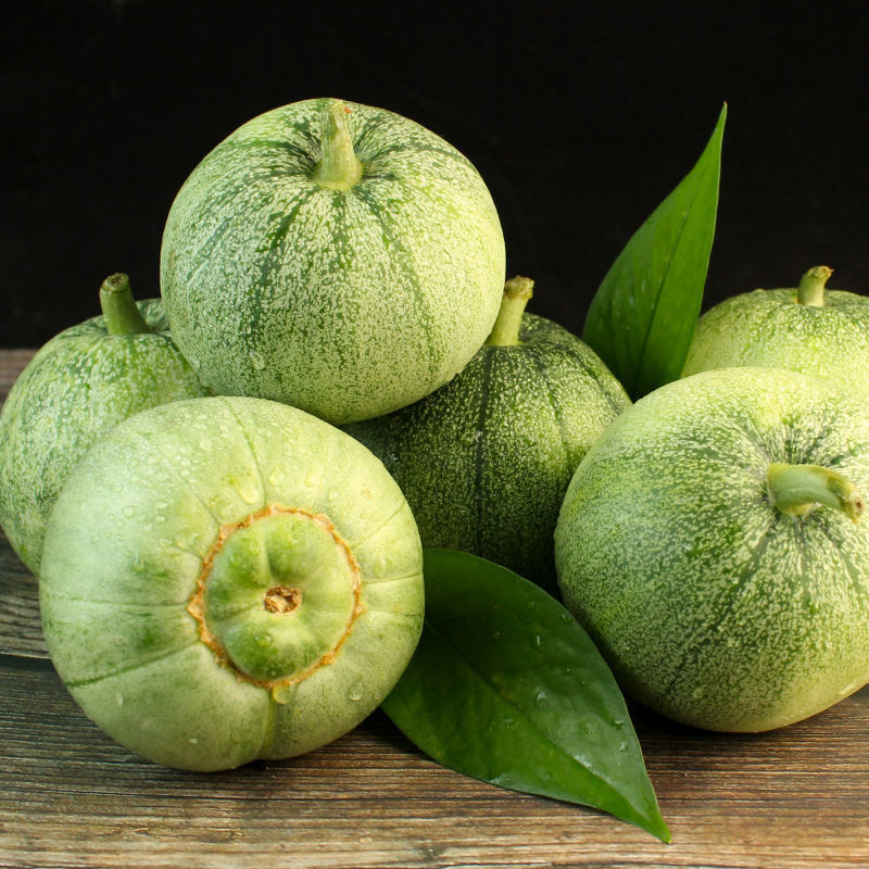 甜瓜现货新鲜绿宝石5斤蜜瓜绿皮绿宝小香香瓜甜瓜