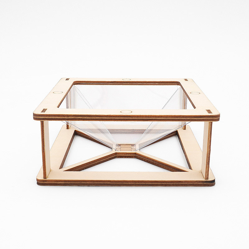 制作科技小发明手工手工制3d全息投影学生幼儿园科学实验