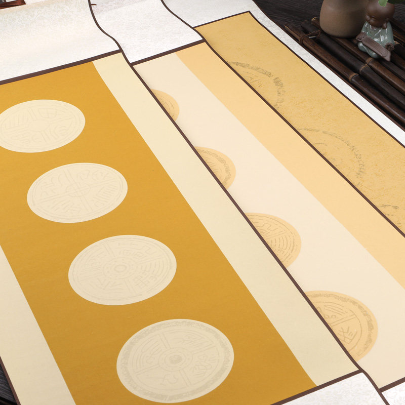 作品瓦当仿古装裱手卷四个卷轴创作书法毛笔宣纸