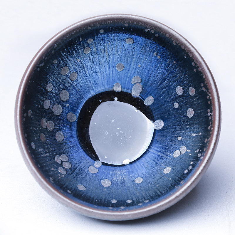 主人杯单杯建窑茶具建盏茶杯阳盏铁胎手工星耀茶杯