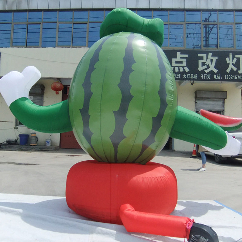 厂家直销充气仿真广告西瓜卡通水果充气用品