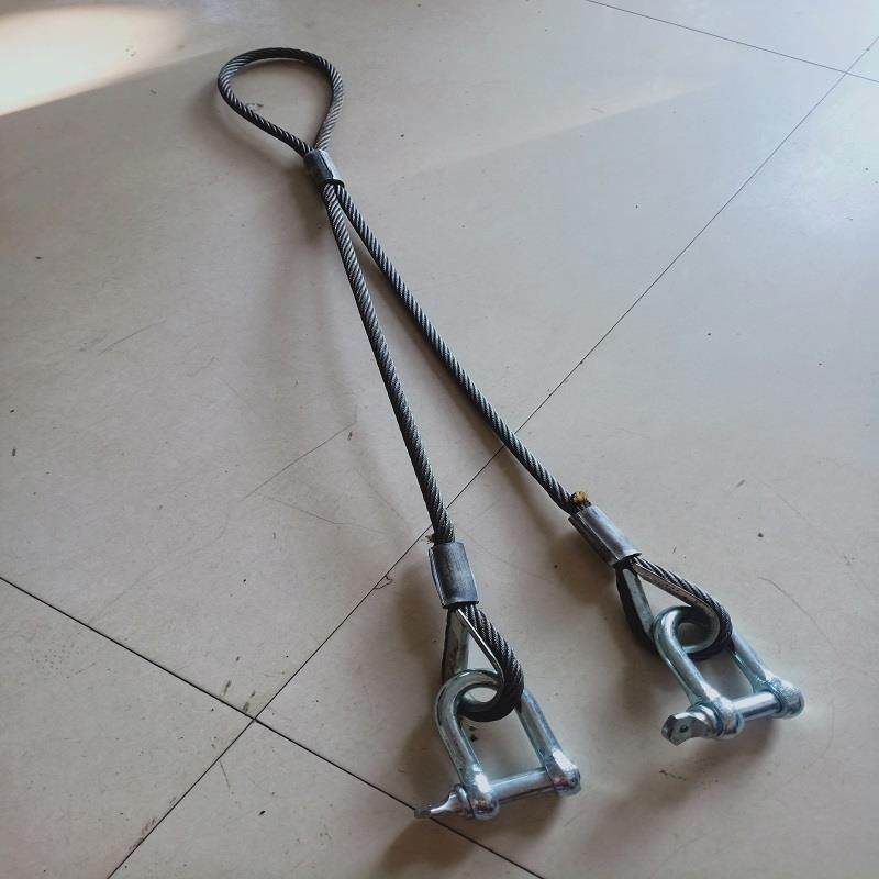 索具钢丝直径毫米挂钩吊索搬运吊装设备移挪钢丝绳吊索