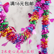 New Years Eve gala arranged decorations wool drawing with colorful strips Birthday Festive 61 Kindergarten Mall Laspend