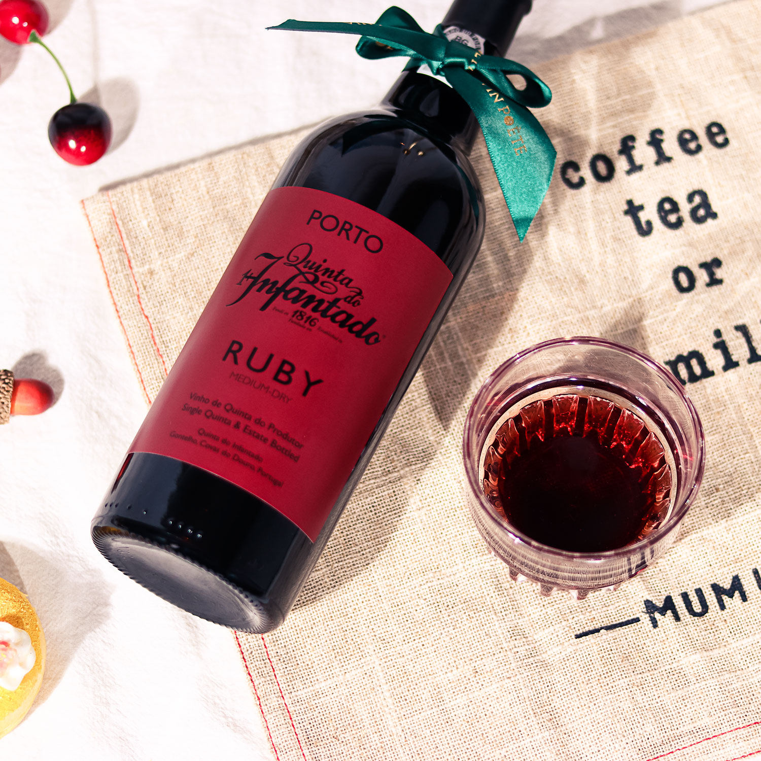 老牌酒庄infantado红宝石波特加强型葡萄酒微醺晚安红酒加强葡萄酒