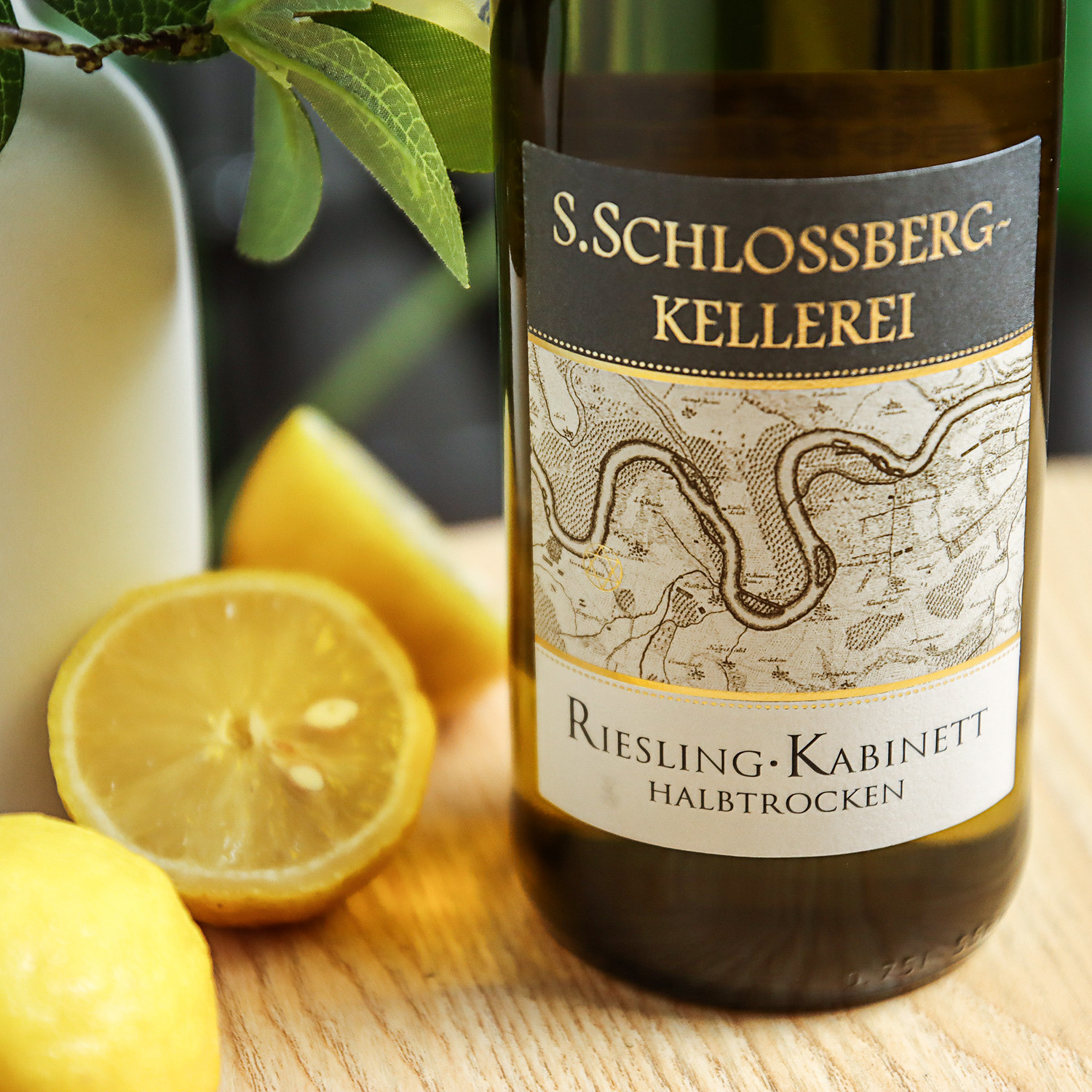 送一kabinett珍藏雷司令冰点德国莱茵黑森半干白葡萄酒干白静态葡萄酒