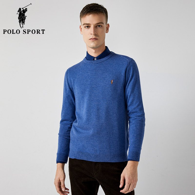 polosport圆领针织衫长袖2019秋冬男装针织衫