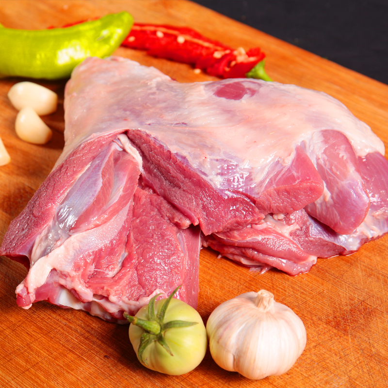精修羊后腿5斤羊腿生鲜烧烤食材清真食品顺丰包邮清炖红烧5斤羊腿
