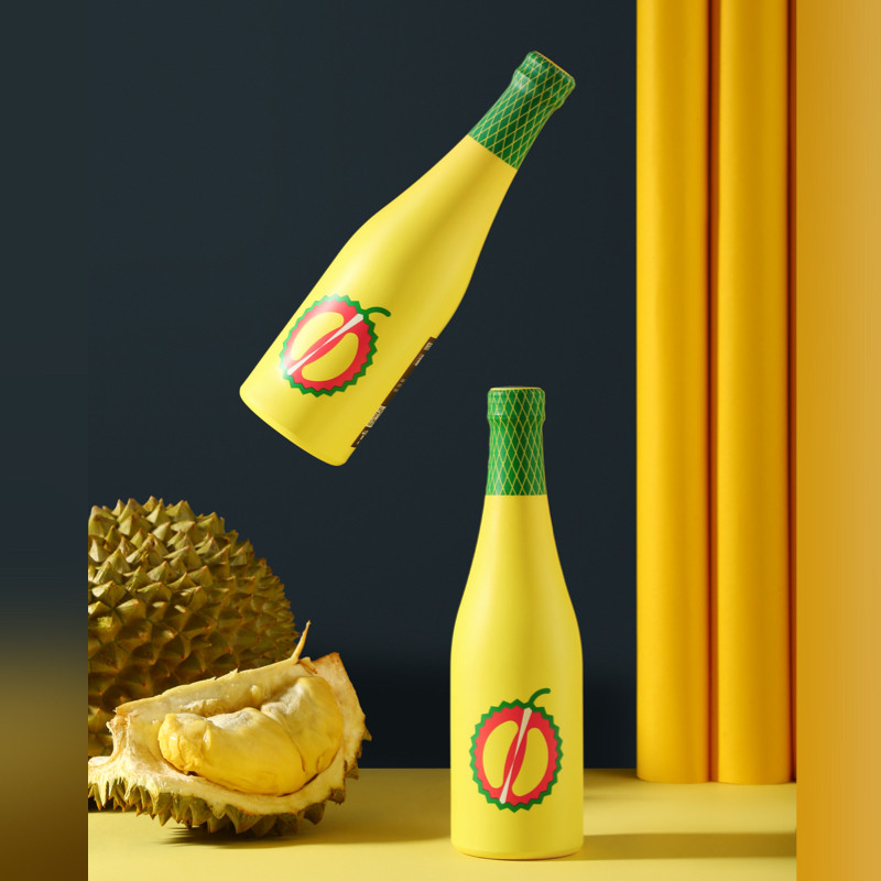 脱单榴莲酒果酒女士低度微醺甜酒少女心高颜值起泡酒网红酒330ml