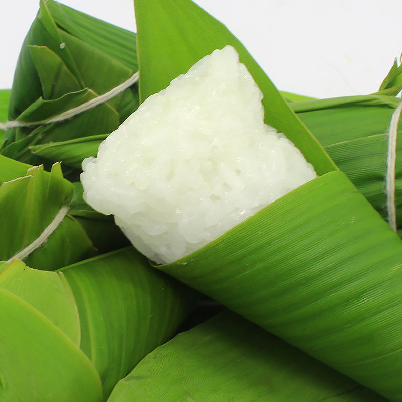 白米粽子白粽子无馅原味粽子贵州粽子白糯米粽子清水粽子手工新鲜_双