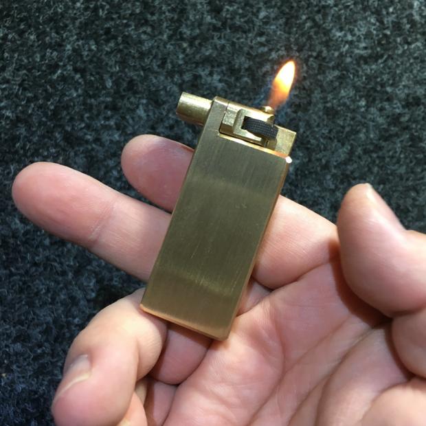 打火机新储油储油纯铜手工煤油老式复古怀旧煤油打火机