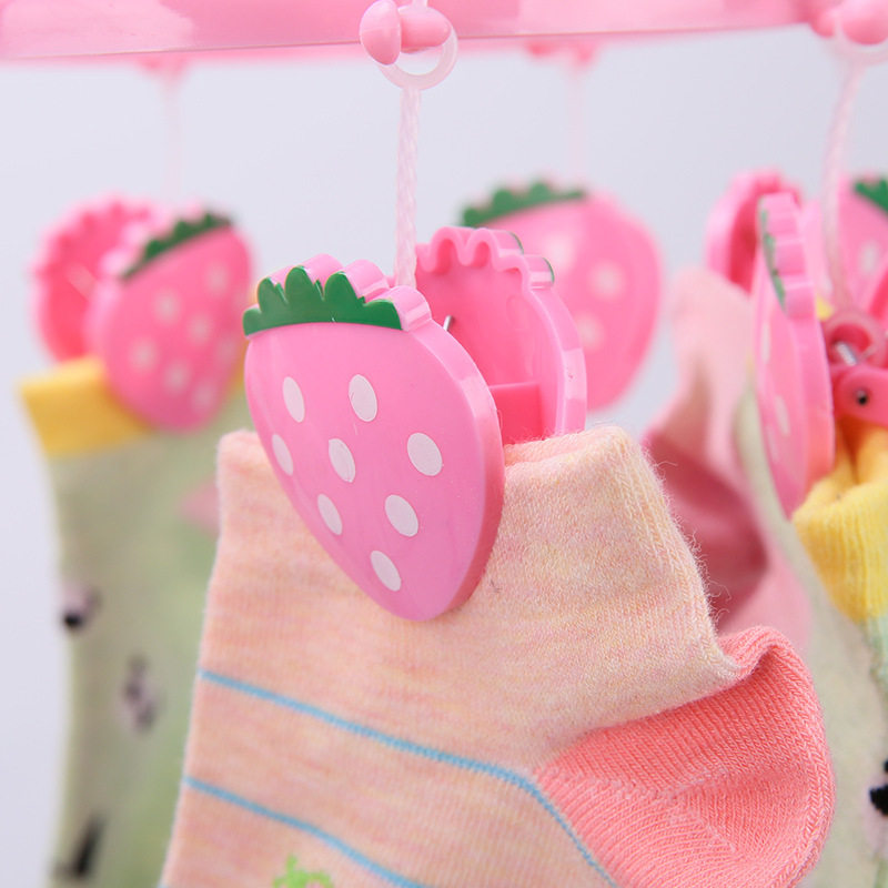 卡通衣架夹子袜子内衣小衣服用宝宝衣架