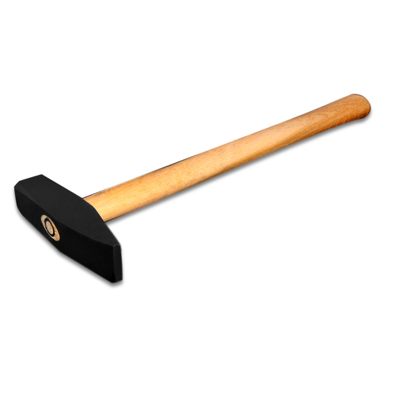 钳工鸭嘴扁头电工锤木柄小铁锤榔头家用锤子迷你钳工锤