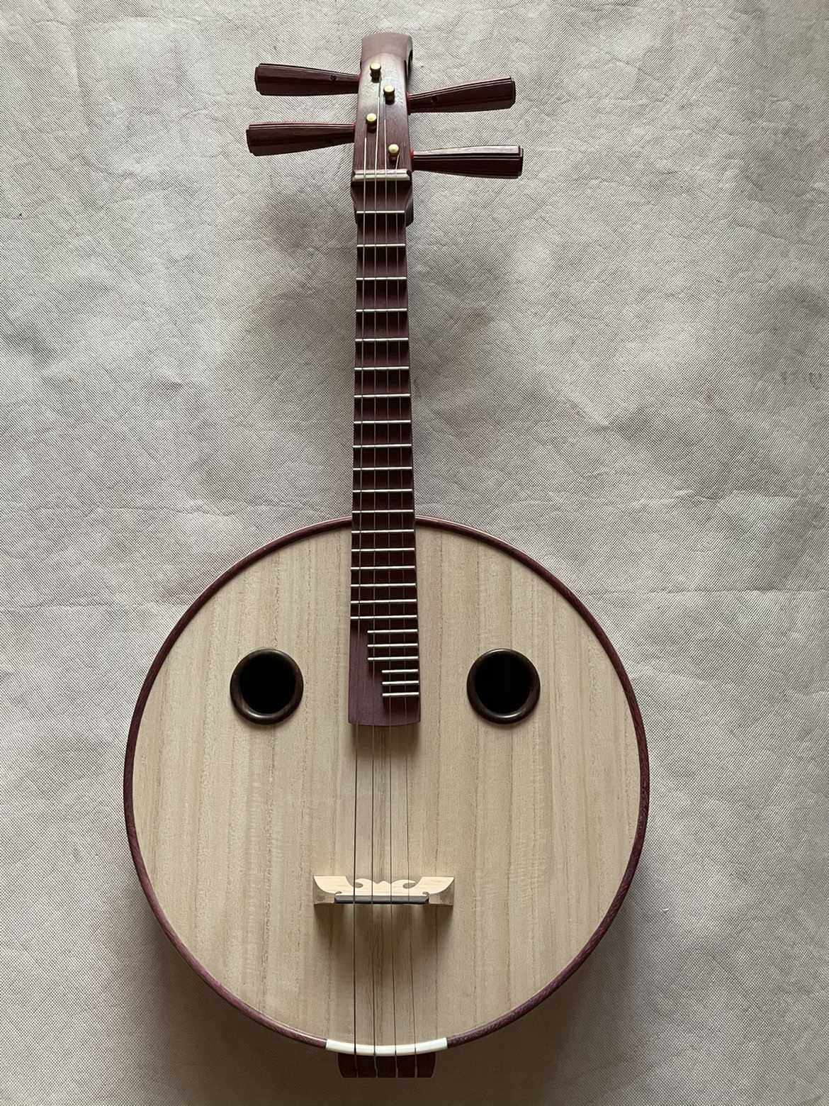 中阮正品侧音孔酸枝专业檀木绿檀红酸枝大叶紫檀阮