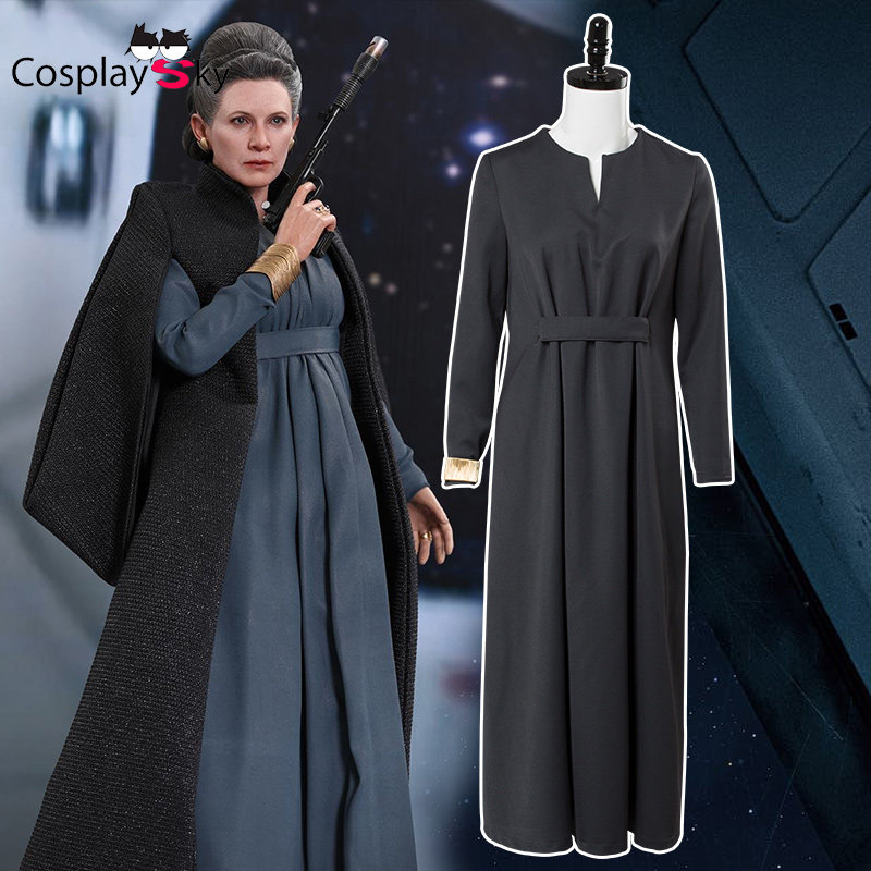 星球大战8最后的绝地武士 cos 莱娅公主全套cosplay服装 老年版