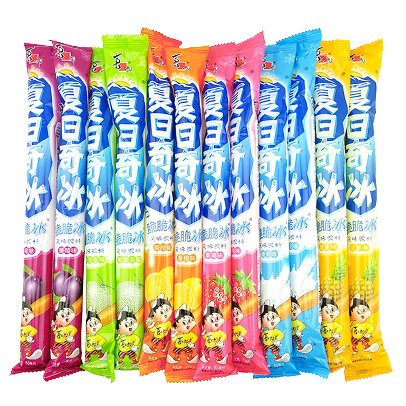 喜之郎夏日奇冰脆脆85ml10根棒棒棒冰碎碎冰冷果冻