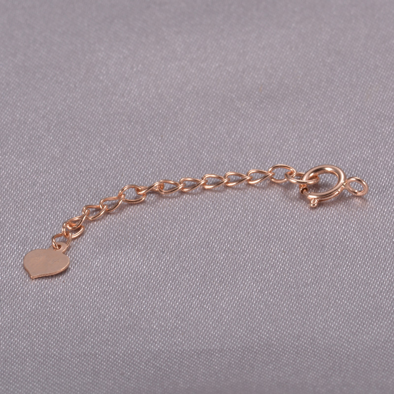 珍珠手链扣头18k金项链扣头编织手链扣子d0iy配件k金750玫瑰金彩