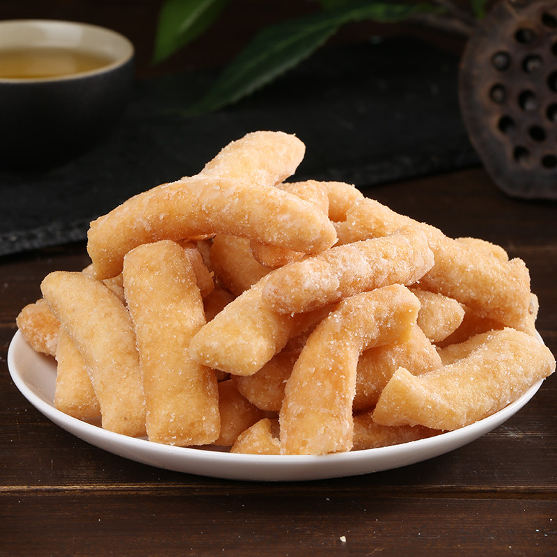 扬州特产麒麟阁京果老式传统糕点兰花根儿儿时传统中式糕点