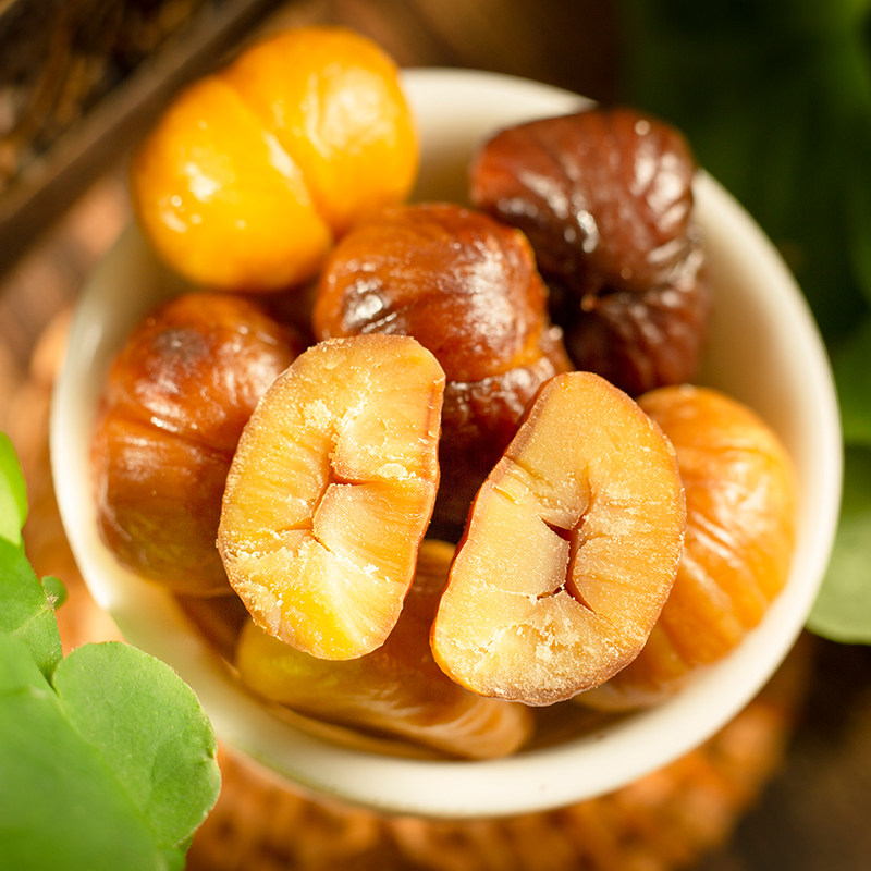 岜王广西河池特产香栗板栗栗子即食食品80克即食板栗