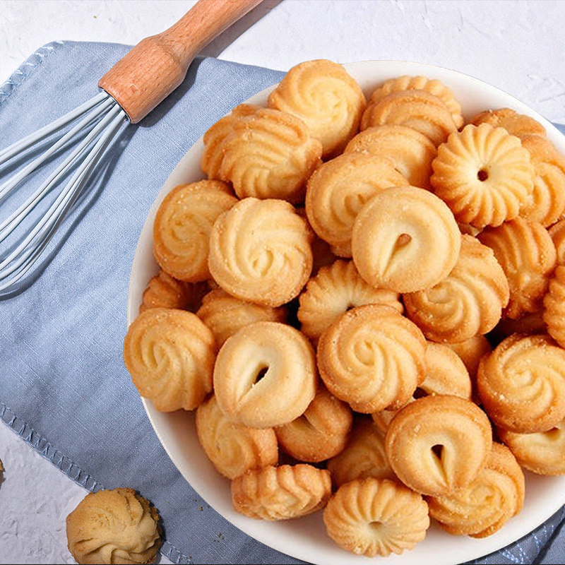 丹麦风味曲奇饼干1000克营养早餐网红甜点饼干休闲办公室零食2斤