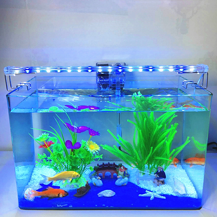 鱼缸客厅加厚玻璃缸长方形生态玻璃养鱼水族箱小型鱼缸