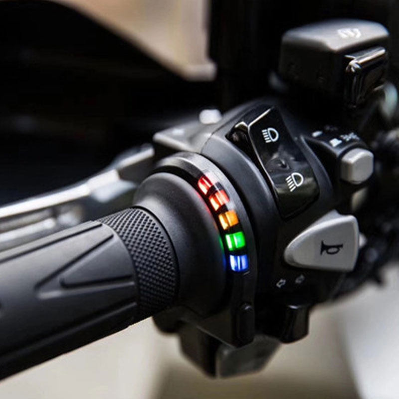 台湾koso日本彩虹摩托车加热一体式保暖手把5档其他摩托车用品