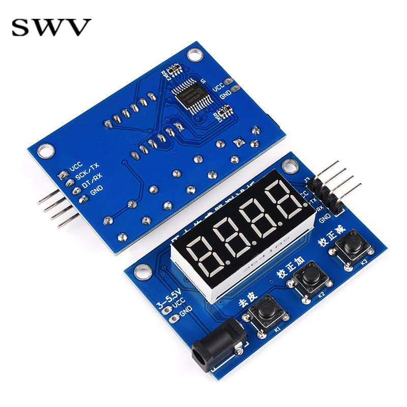 hx711压力传感器模块diy电子支架称重秤盘托盘传感器