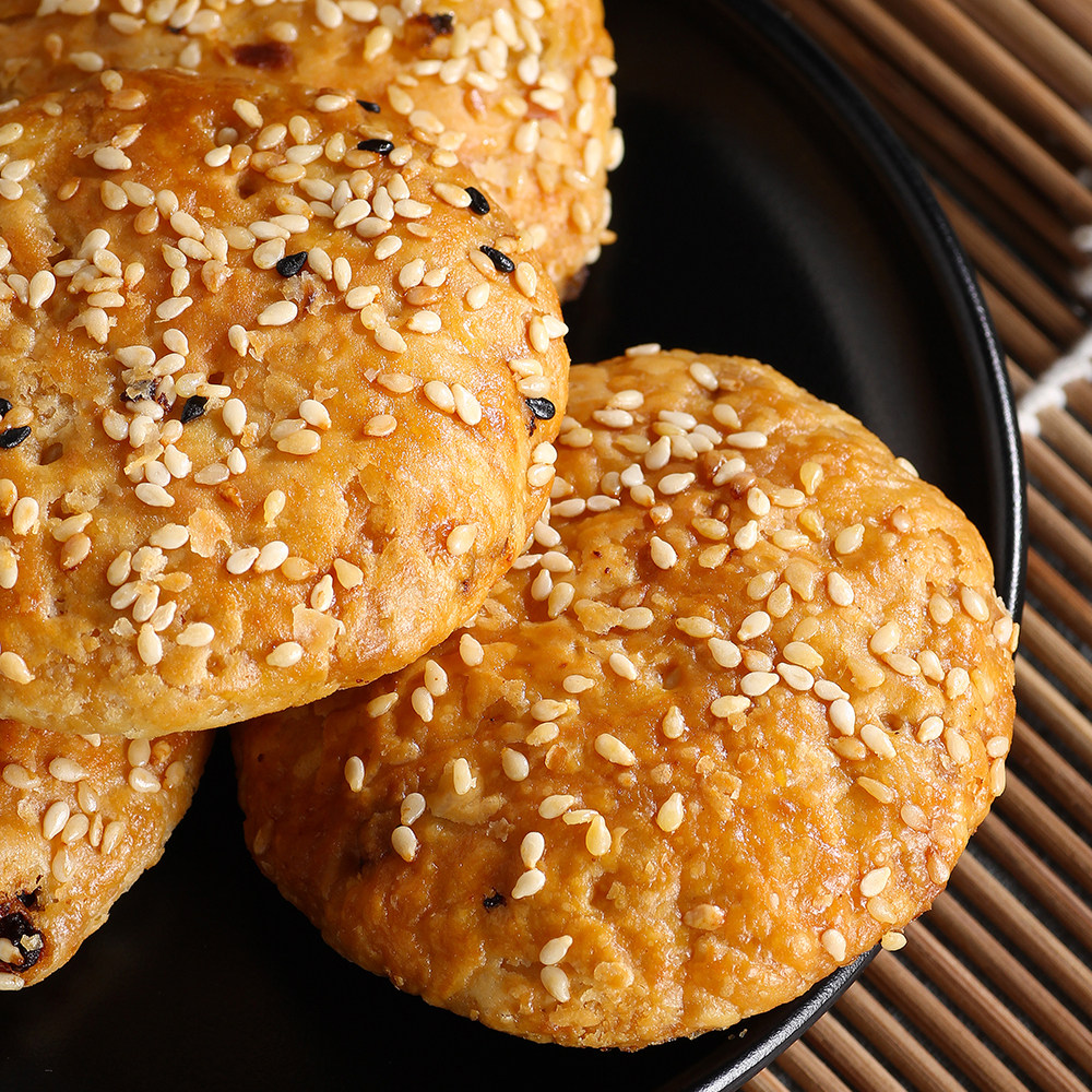 水机铺薄酥饼买一送一零食