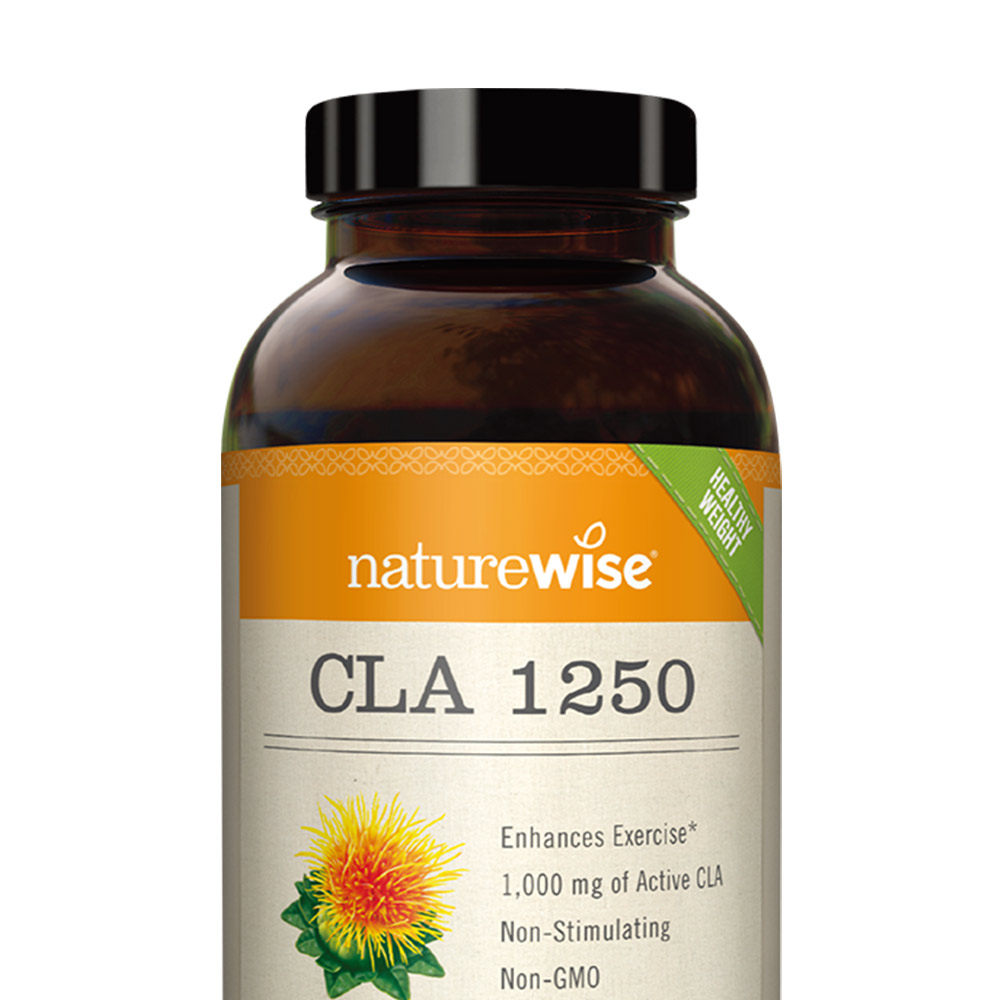 naturewise cla1250mg共轭亚油酸胶囊180粒男女性体脂率保税进口