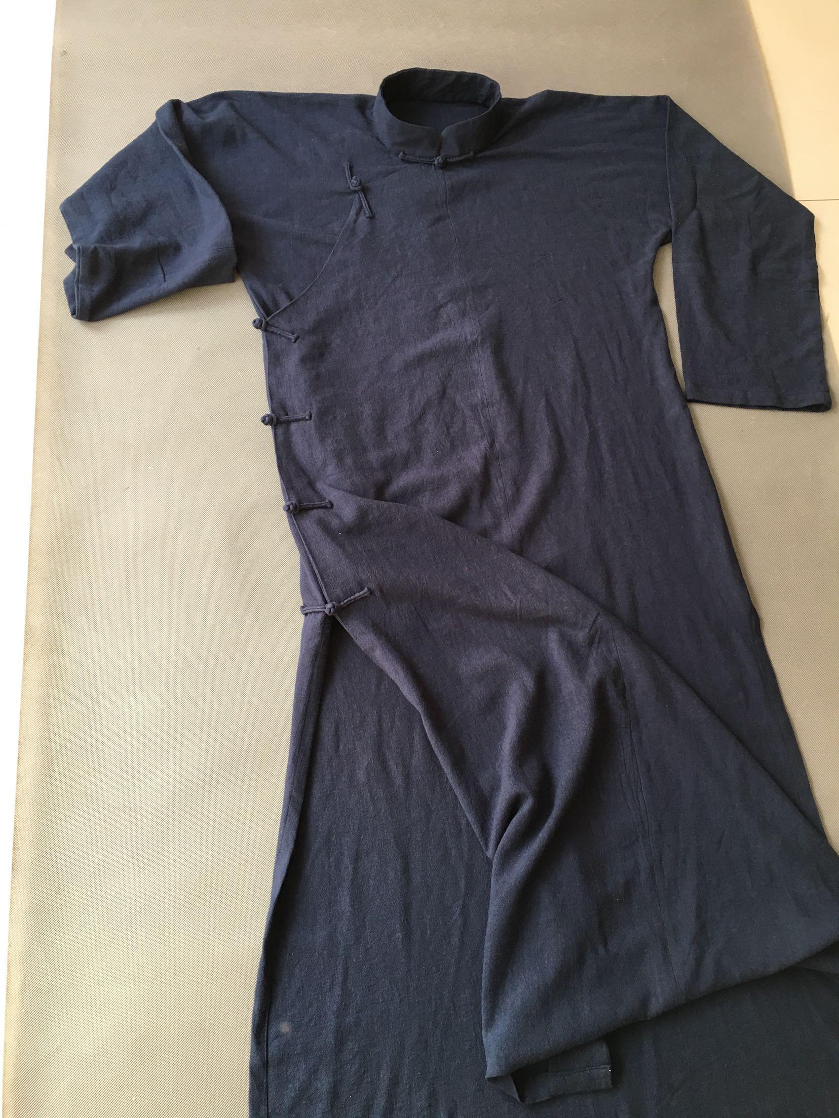 民国先生长衫传统服装长袍棉麻复古民族风中式民族服装