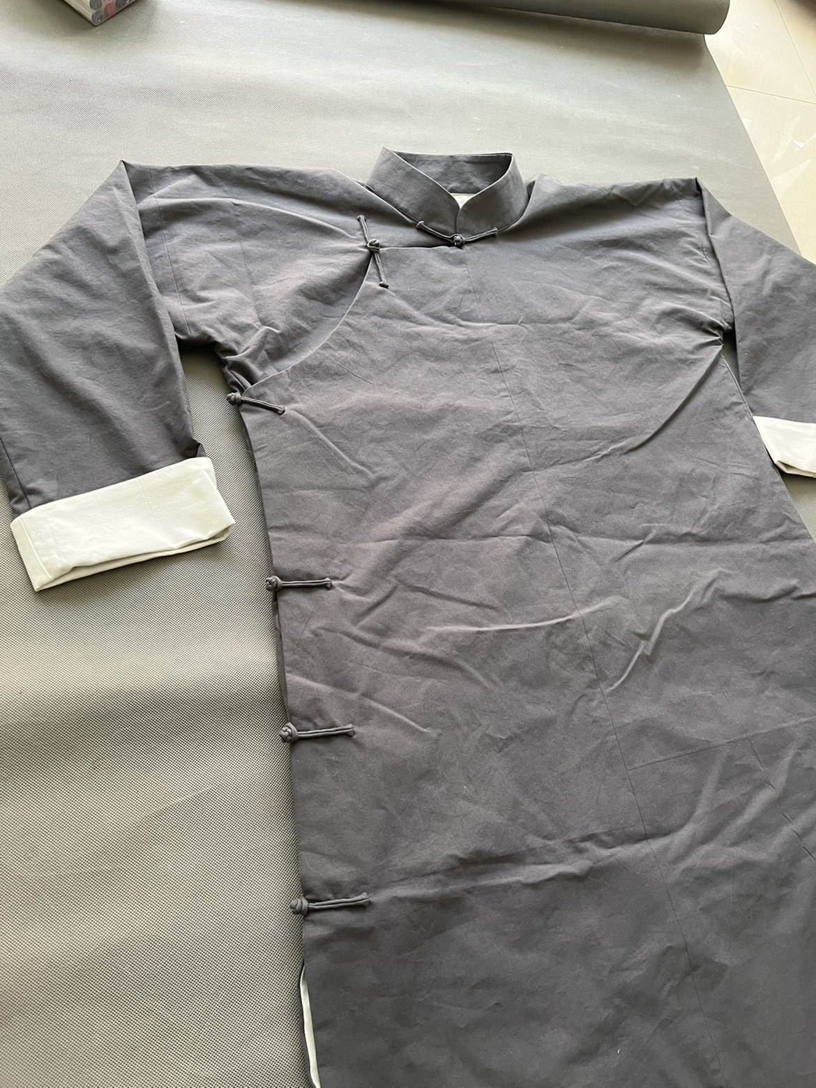 民国先生长袍传统服装长衫马褂中国国风纯棉其他民族服装