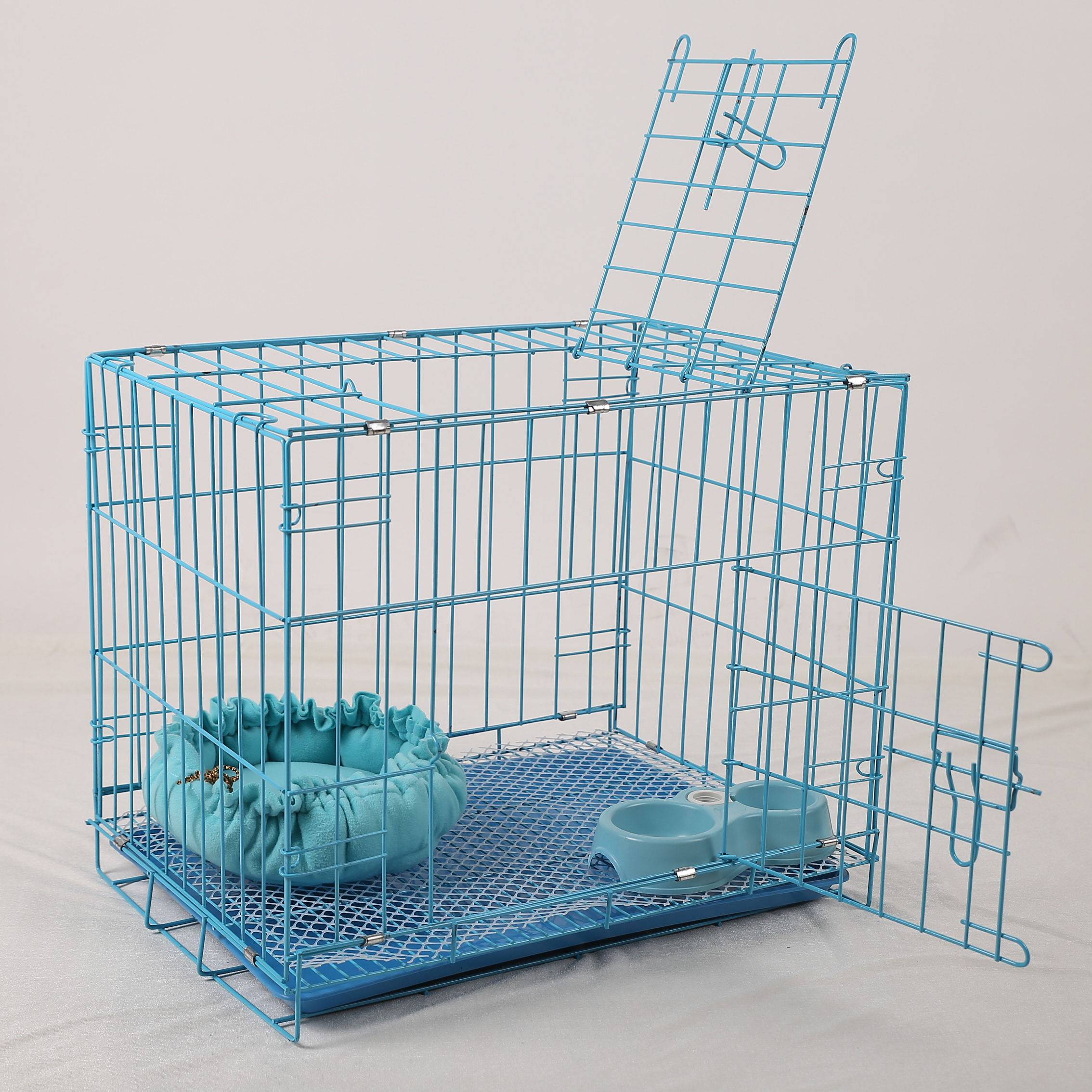 笼子小型泰迪狗室内厕所中型宠物折叠笼猫笼兔狗笼子