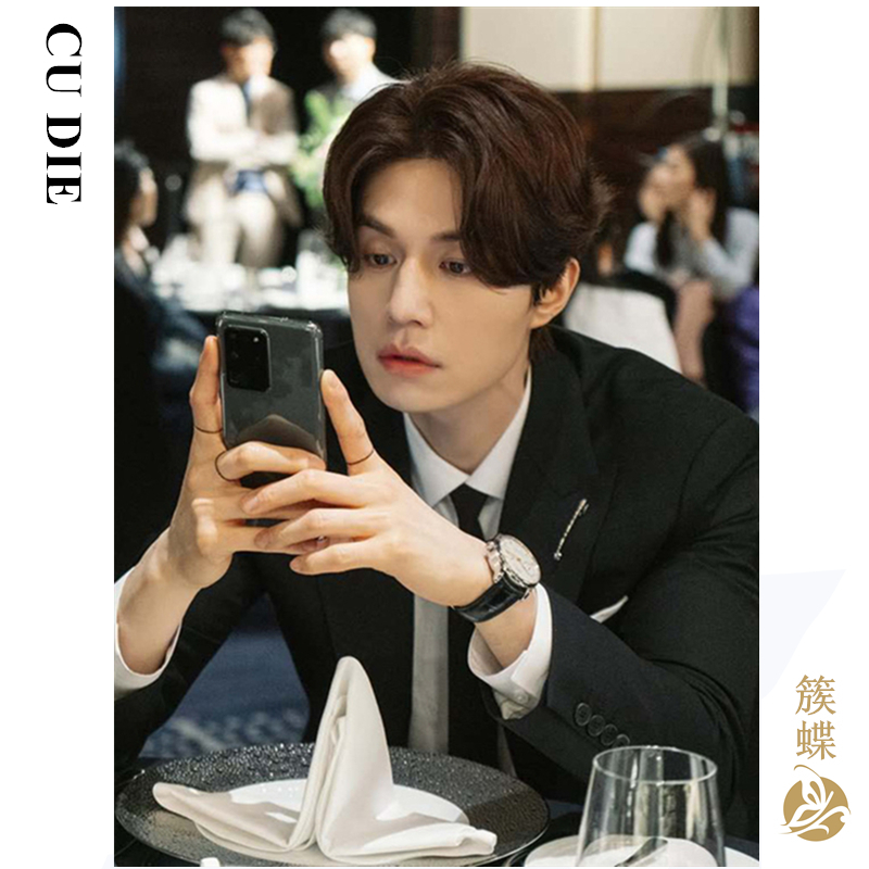 cudie簇蝶韩剧九尾狐传李栋旭李砚同款链条戒指纯银戒指