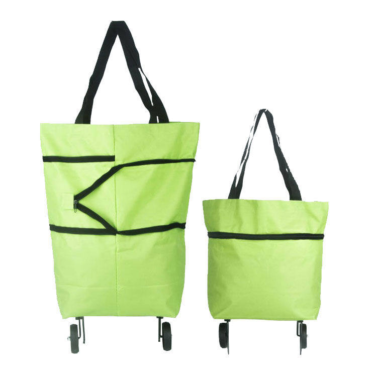 买菜拖车布袋篮子家用便携式大号港式购物手拉包便携购物车