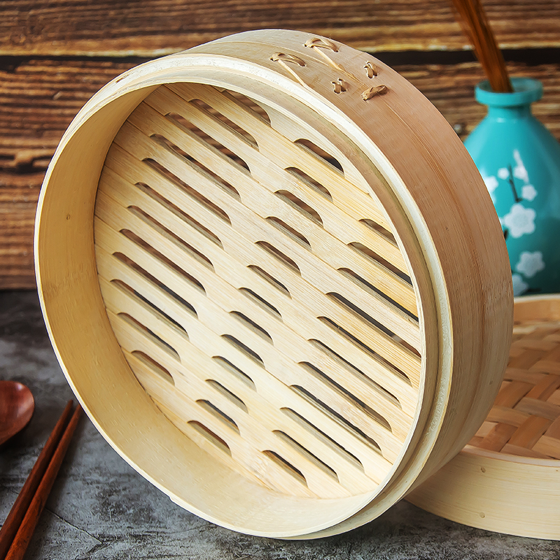 手工蒸笼小笼包笼屉竹制家用蒸包子粉蒸肉篦子馒头早餐店商用小号