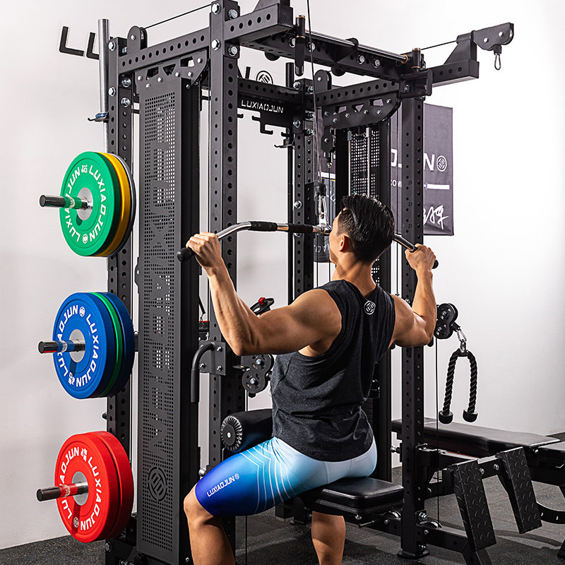 luxiaojun吕小军小军家用商用多功能综合训练器飞鸟卧推力量训练器械