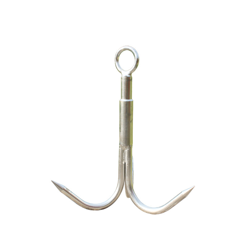 锚钩水草大号飞虎不锈钢三爪三叉小渔船锚打捞其他垂钓用品