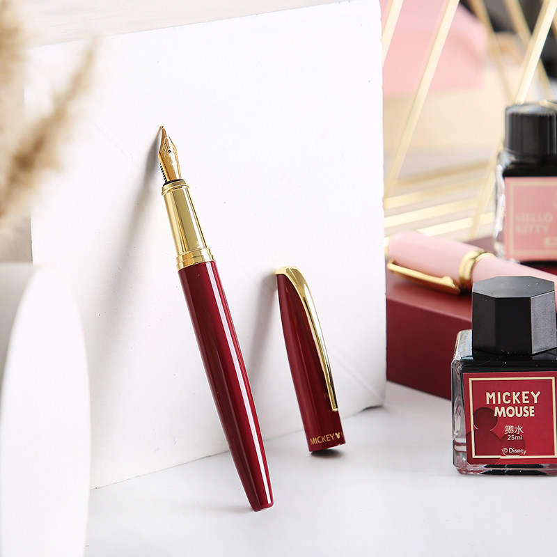 钢笔书法kinbor礼物生日节日女生卡通小清新笔明钢笔