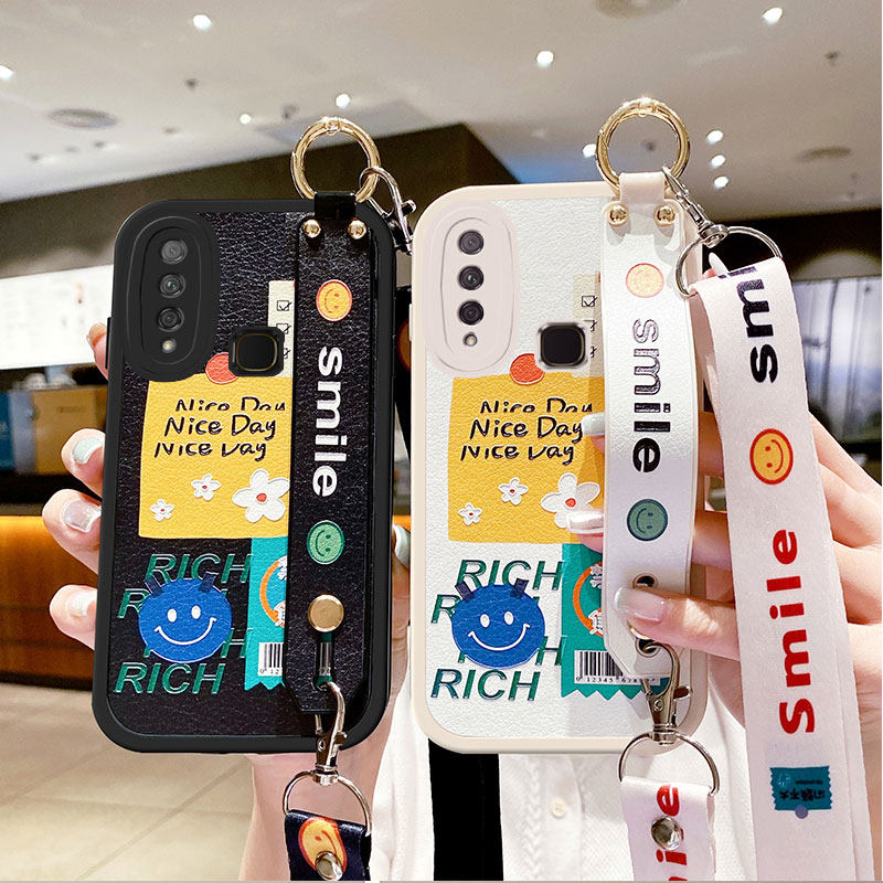 vivou3维沃挂绳斜跨腕带女款coverbackcasevivov1941a手机保护套